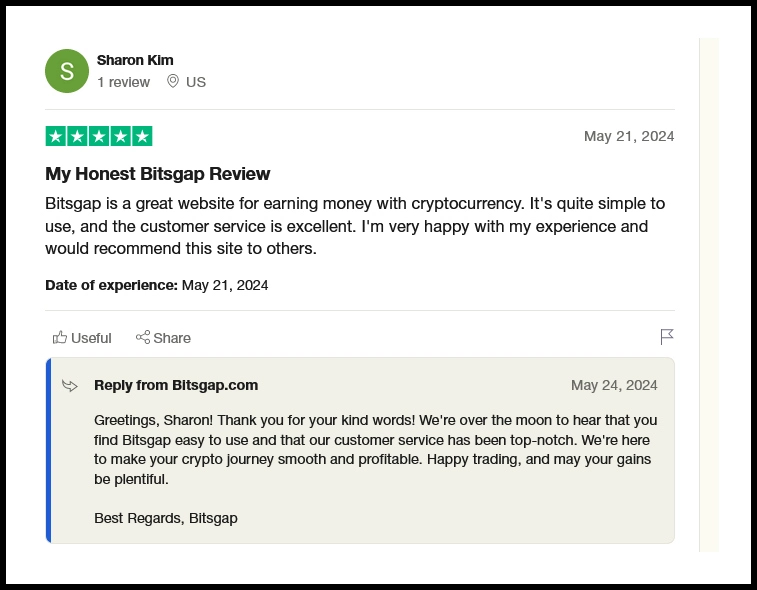 Bitsgap Reviews and Testimonials 2