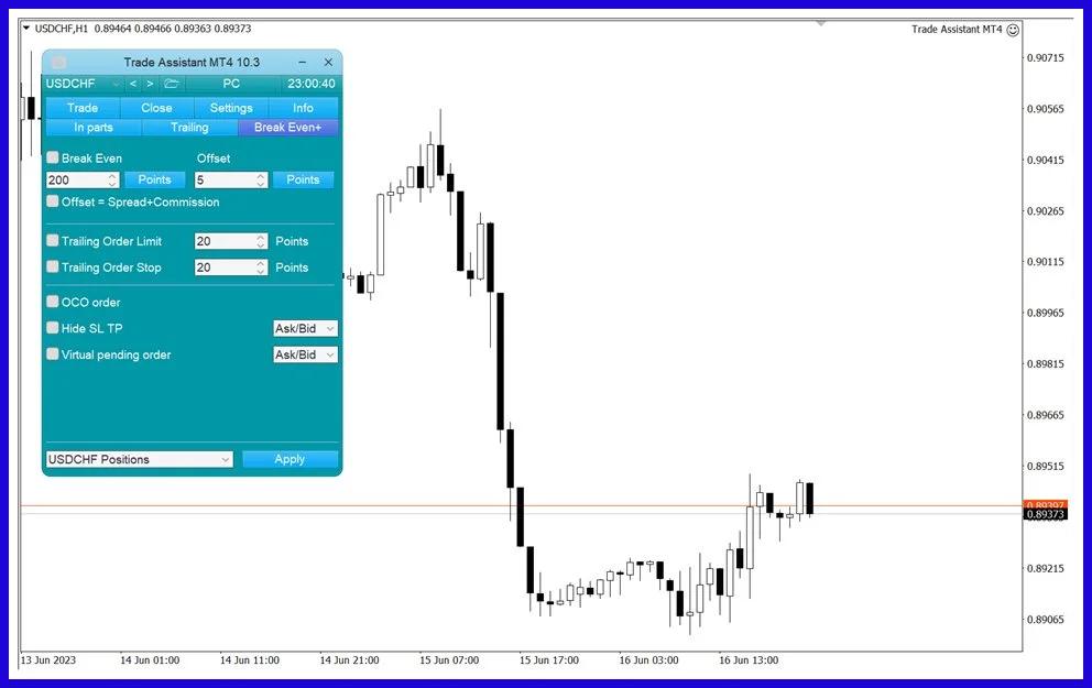 Trade Assistant performance 6