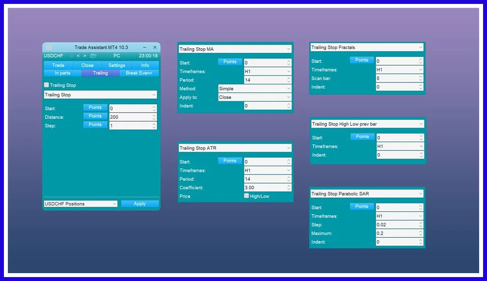 Trade Assistant performance 8