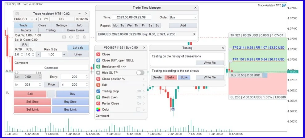 Trade Assistant performance 9